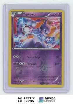 2013 Pokemon Black & White Legendary Treasures Reverse Holo Mewtwo . #53/113 - Image 1