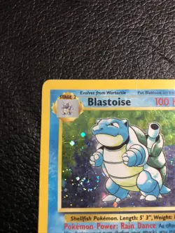 B6 Pokemon TCG Blastoise Holo Rare Card 2/130 Base Set 2 - Image 2