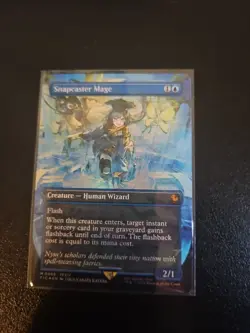 Snapcaster Mage (Borderless) Chocobo Track Foil - Final Fantasy MTG FIC 469 - Image 1