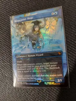 MTG Snapcaster Mage [Chocobo Track Foil] Final Fantasy FIC 0469 Mythic NM - Image 1