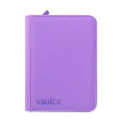Vault X Just Purple Pastel 4-Pocket Exo-Tec Zip Binder - 160 Cards - Image 1