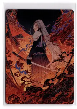 Nibelheim Aflame Art Card 35 Art Series: FINAL FANTASY Normal NM - Image 1