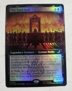 Fire Lord Ozal FOIL Extended Art- MTG Avatar: The Last Airbender TLA - Image 1