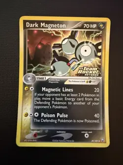 Dark Magneton EX Team Rocket Returns #39/109 Reverse Holo Stamped 2004 Pokemon - Image 1