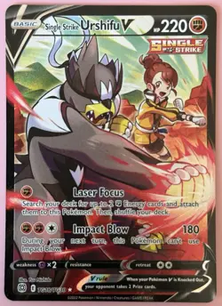 Single Strike Urshifu V TG18/TG30 Pokemon - Image 1