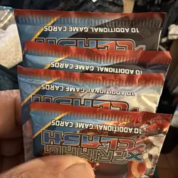 2015 POKEMON XY PRIMAL CLASH LOT OF 4 BOOSTER PACKS COMPLETE ART SET SEALED B - Image 5