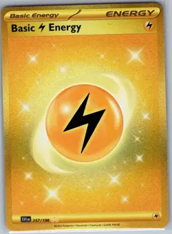 Basic Lightning Energy 257/198 Scarlet & Violet Base Set - Pokemon Card - NM - Image 1