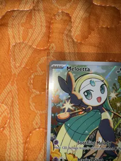 Pokemon TCG Meloetta MEP 026 Mega Battle Deck Black Star Promo Card - NM - Image 2