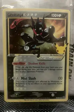 Pokemon TCG Greninja Black Star Promo SWSH144 Gold Star Sealed (SWIRL)!!🔥 - Image 1