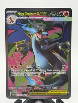 Mega Charizard X ex Ultra Rare Pokemon TCG Phantasmal Flames 109/094 - Image 1