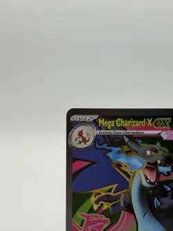 Mega Charizard X ex Ultra Rare Pokemon TCG Phantasmal Flames 109/094 - Image 3