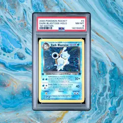 2000 Pokemon Team Rocket Dark Blastoise Holo 1st Edition #3 PSA 8 WOTC Vintage - Image 1