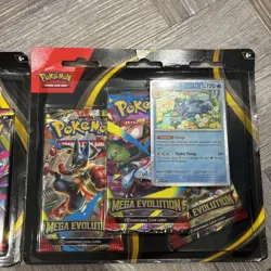 Pokemon Mega Evolutions 3 Pack Blister Sealed (Psyduck And Golduck) - Image 3