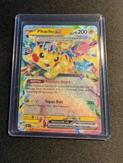 Pokemon TCG - Surging Sparks - Pikachu Ex 057/191 Double Rare - Image 1