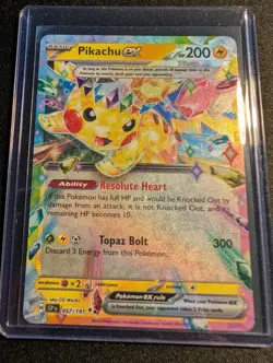 Pokemon TCG - Surging Sparks - Pikachu Ex 057/191 Double Rare - Image 2