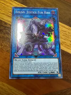 Folgo, Justice Fur Hire SOFU-EN047 Unlimited Edition Super Rare LP + BONUS - Image 1