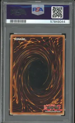 PSA 8 - 2006 YU-GI-OH! ENEMY OF JUSTICE - HERALD OF GREEN LIGHT ULTIMATE RARE - Image 2