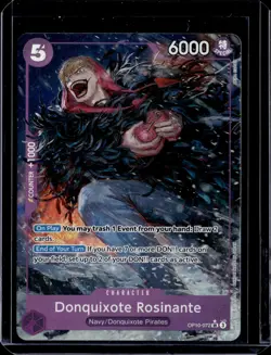 One Piece Donquixote Rosinante (Alt Art) OP10-072 SR Royal Blood - Image 1