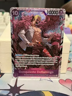 2x One Piece TCG English OP14-069 Donquixote Doflamingo SR Foil NM - Image 1