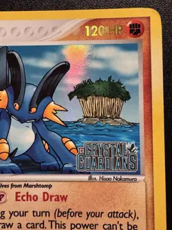 Swampert 27/100 EX Crystal Guardians Pokemon Card Reverse Holo Foil Rare MP - Image 4