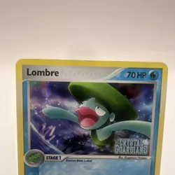 Pokemon - Lombre 37/100 - EX Crystal Guardians - STAMPED Reverse HOLO 2005 LP-MP - Image 2