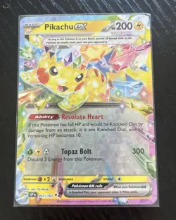 Pikachu ex 057/191 Double Rare Surging Sparks Pokemon NM Card - Image 1