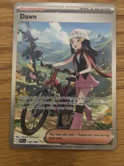Dawn 129/094 ME02: Phantasmal Flames Special Illustration Rare SIR Pokemon TCG - Image 1