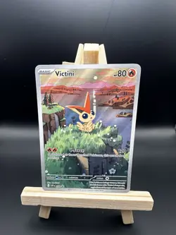 Pokemon TCG Victini SVP 208 Black Star Promo Card (Standard Size) NM - Image 1