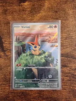 Pokemon TCG Victini SVP 208 Black Star Promo Card (Standard Size) NM+ - Image 1