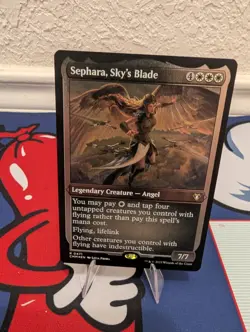 MTG Sephara, Sky's Blade - Legendary Angel - Commander Masters Etched foil - Image 1