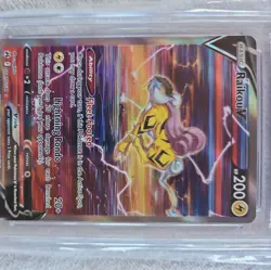 Pokemon Raikou V 2023 Crown Zenith-GG41/GG70 Galarian Gallery-Holo Gem Mint 10 - Image 3