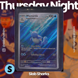 2023 POKEMON SCARLET & VIOLET 151 MEW EN #171/165 WARTORTLE ILLUSTRATION RARE - Image 1