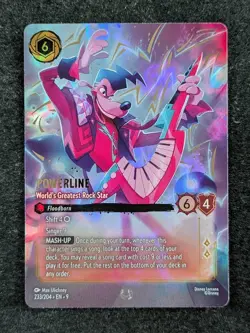 2025 Disney Lorcana POWERLINE 233/204 Fabled Rainbow Foil Enchanted (Hexagon) EN - Image 1
