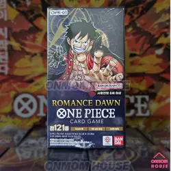 One Piece TCG Card ROMANCE DAWN Booster Korean BOX (OPK-01) - Image 1