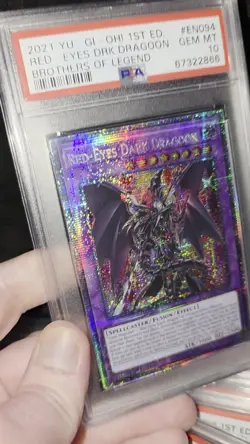 Yu-Gi-Oh Red-Eyes Dark Dragoon 1st Edition Starlight Rare Card BROL-EN094 PSA 10 - Image 2