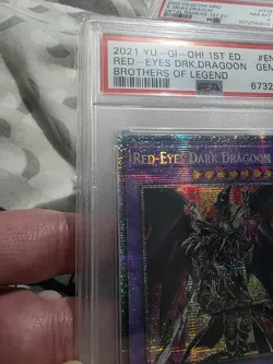 Yu-Gi-Oh Red-Eyes Dark Dragoon 1st Edition Starlight Rare Card BROL-EN094 PSA 10 - Image 3