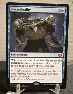 MTG 1x Necroduality # 70 Innistrad: Crimson Vow Magic the Gathering Card NM Rare - Image 1