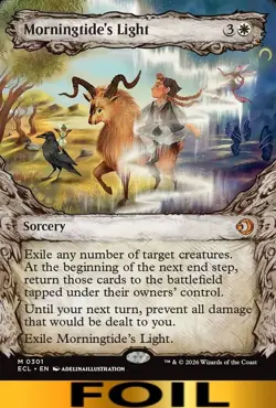 Morningtide's Light ** FOIL SHOWCASE ** #301 - Lorwyn Ecliped - NM MTG - Image 1