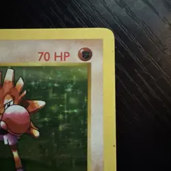 Pokemon TCG Hitmonchan Unlimited Rare Holo Shadowless Base Set 7/102 - Image 5