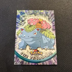 1999 Topps Pokemon TCG Venusaur #03 Non-Holo TV Series 1 - Image 1
