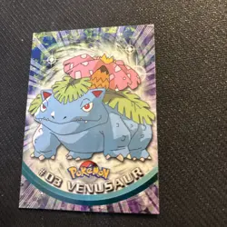 1999 Topps Pokemon TCG Venusaur #03 Non-Holo TV Series 1 - Image 3