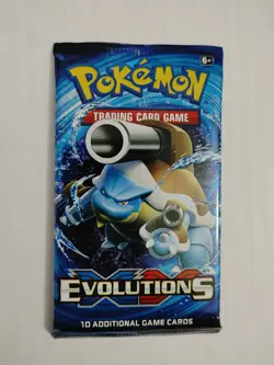 Sealed Booster Pack - XY Evolutions - POKEMON 2016 unopened - Blastoise artwork - Image 1