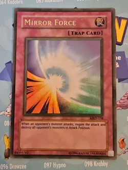 Yu-Gi-Oh Mirror Force trap card MRD-138 NM - Image 1