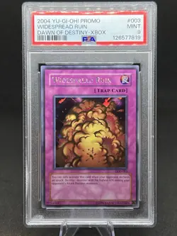PSA 9 YUGIOh! Dawn Of Destiny DOD-003 Widespread Ruin Xbox - Image 1