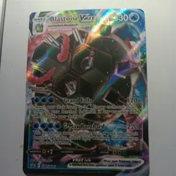 Pokemon TCG Blastoise VMAX SWSH103 Sword & Shield Black Star Promo Full Art NM - Image 1