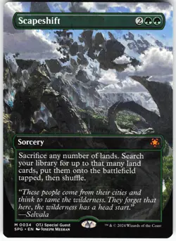 Scapeshift (Borderless) M Special Guests SPG Normal 34MTG NM - Image 1