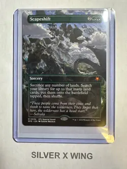 Scapeshift Borderless x1, MTG, Magic the Gathering, Special Guest, SPG, NM - Image 1