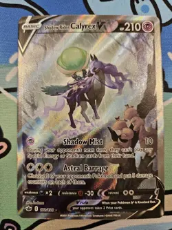 Pokemon TCG: Shadow Rider Calyrex V Alternate Art (172/198) Chilling Reign NM - Image 2
