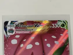 Pokemon TCG Venusaur VMAX Holo Sword & Shield Black Star Promo Card SWSH102 NM - Image 2