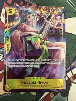 Kouzuki Hiyori (Alternate Art) OP06-106 Wings of the Captain Foil - Image 2